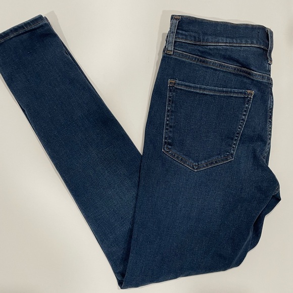 Express Mid Rise Distressed Skinny Jeans - Picture 5 of 13